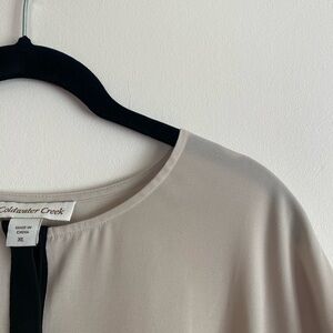 Coldwater Creek Light Tan Blouse